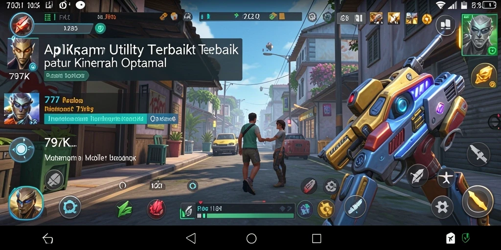 Tampilan screenshot 797K yang menunjukkan fitur optimasi kinerja.