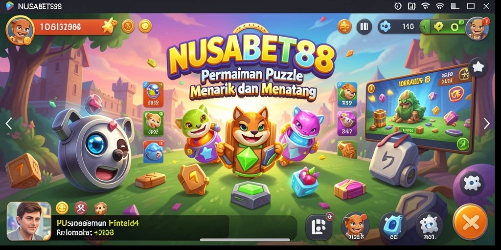 Tampilan gameplay NUSABET88 yang menantang dan seru.