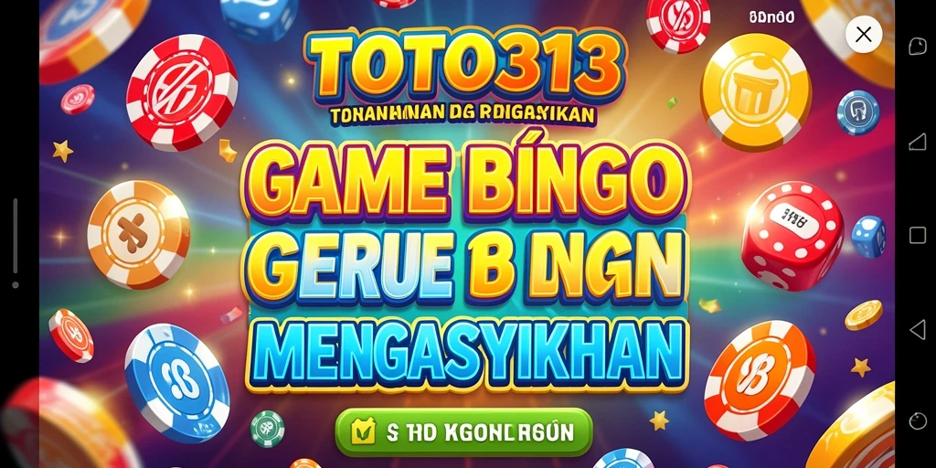 Tampilan gameplay TOTO313 dengan suasana permainan Bingo yang mendebarkan.